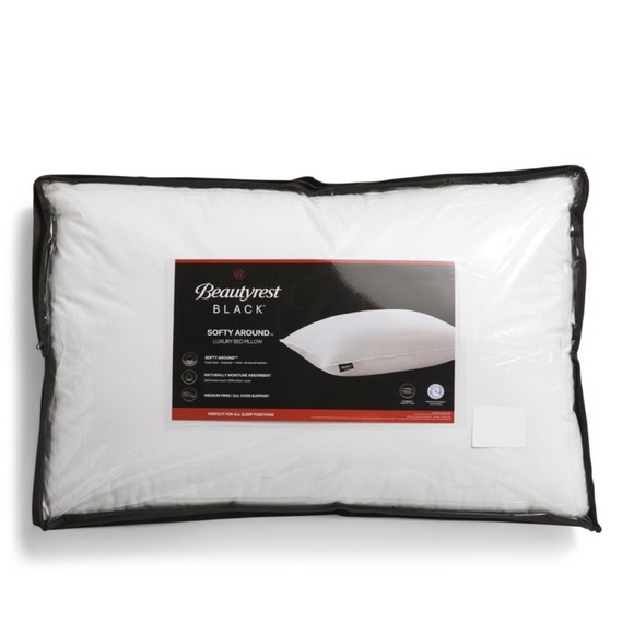 🎉LAST PIECE🎉2PC BEAUTYREST BLACK Luxurious Down And Feather Blend Pillow - Picture 2 of 12